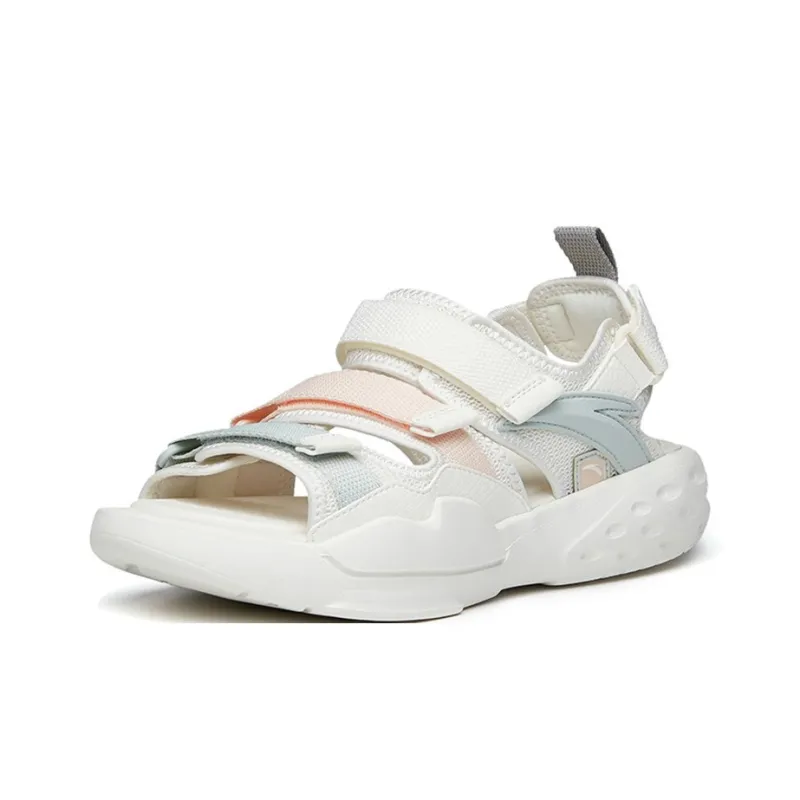 Anta Bastard Beach Sandals Women's White Brown Green-1