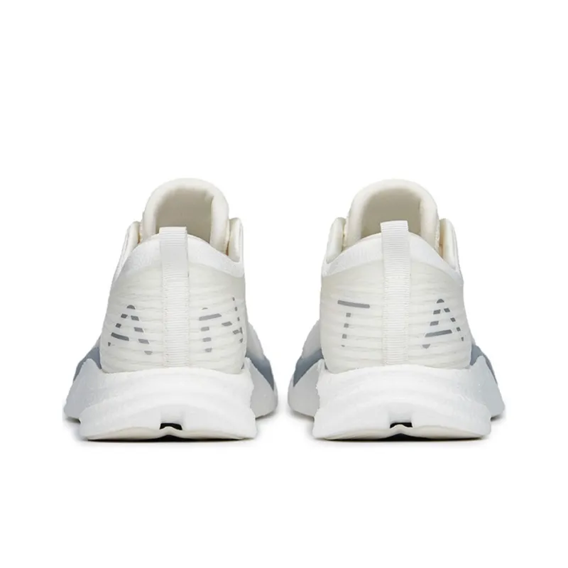 ANTA Four Generations Of Hydrogen Running Running Shoes Women's Low Top Ivory White/Silver-3