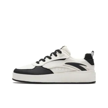 Anta Milk Lid 2 Cushioning Low Top Skateboard Shoes Women's Black White