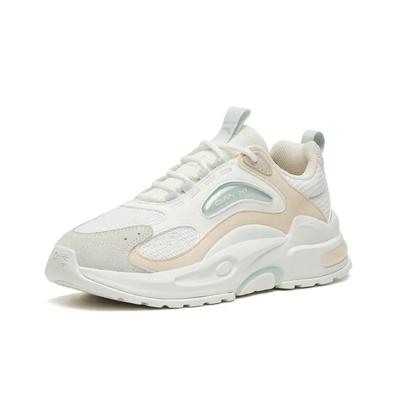 Anta Millennium 5.0 Cushioned Anti-Slip And Wear-Resistant Lightweight Low-Top Casual Shoes Women's White Green-2