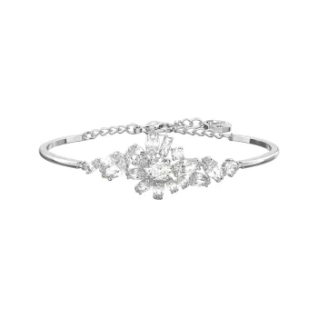Swarovski Rhodium Plated Bangles Women's Silver