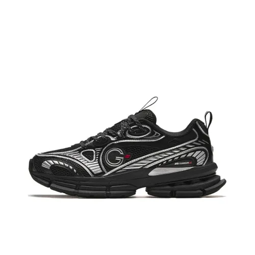 ANTA Champion All Weather Series Running Shoes Men Low-Top Black/Silver