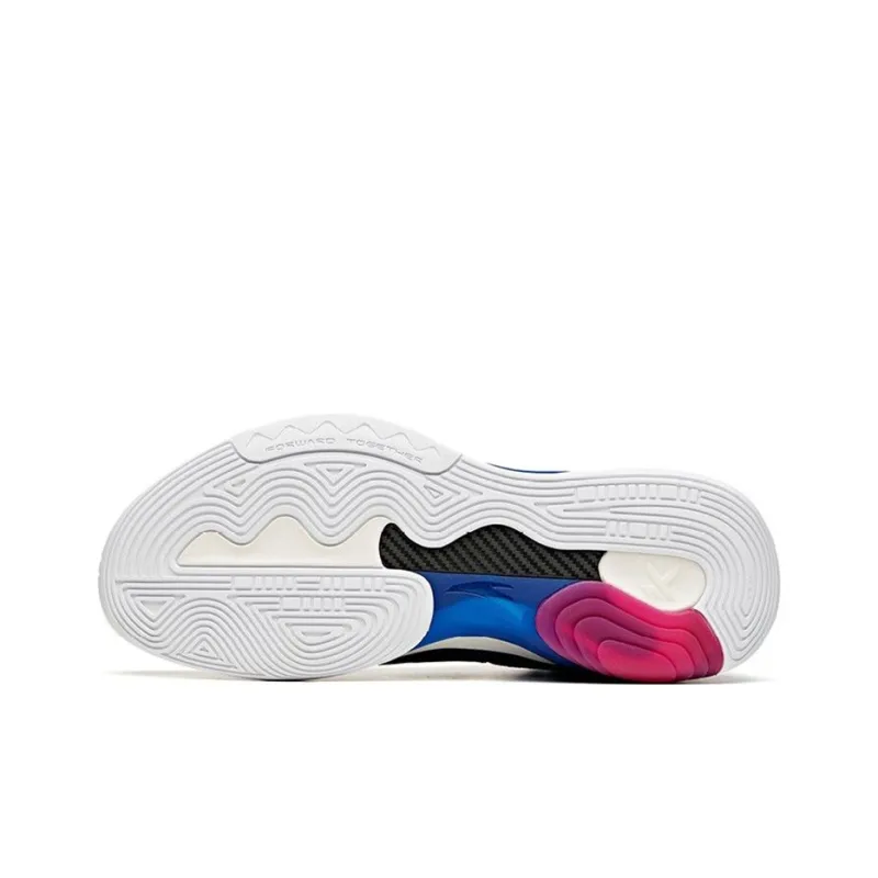 Anta KT6 'Midnight Storm' Cushioning Anti-Slip And Wear-Resistant High-Top Basketball Shoes Black Blue Purple-4