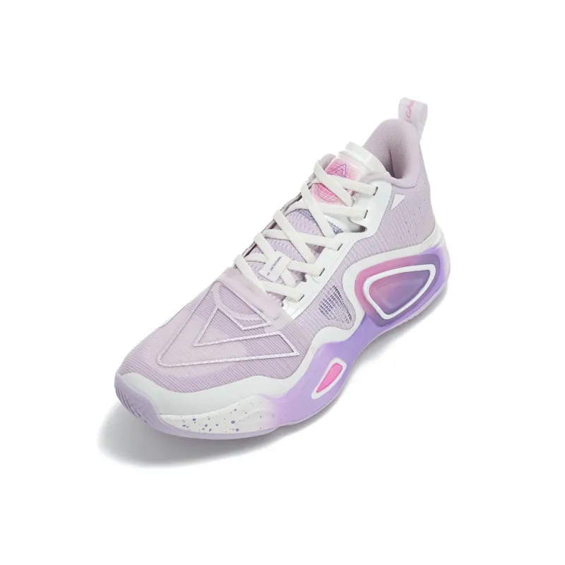 PEAK State Extreme Triangle 2.0 Basketball Shoes Men Low Top Rainbow Rhythm Purple-3