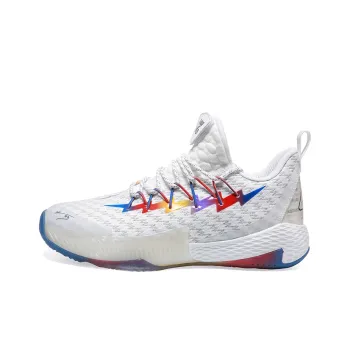 PEAK Lu Wei Crazy 6 Low Top Performance Basketball Shoes Men's White