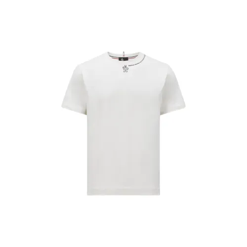 Moncler Grenoble T-Shirts Men Snow White