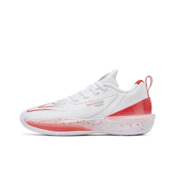 PEAK State Maximums Trigonometric 3.0 Cushioned Slip Resistant Low Top Basketball Shoes Men's White Red