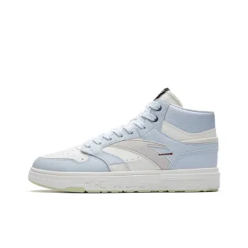 Anta Street Naughty Mid Top Skateboard Shoes Men's White Gray
