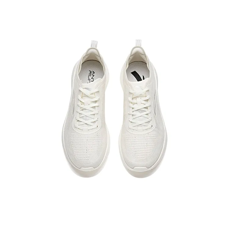 Anta Hydrogen Run III Shock Absorbers Slip Resistant, Abrasion Resistant, Breathable Low Top Running Shoes Men's White-2