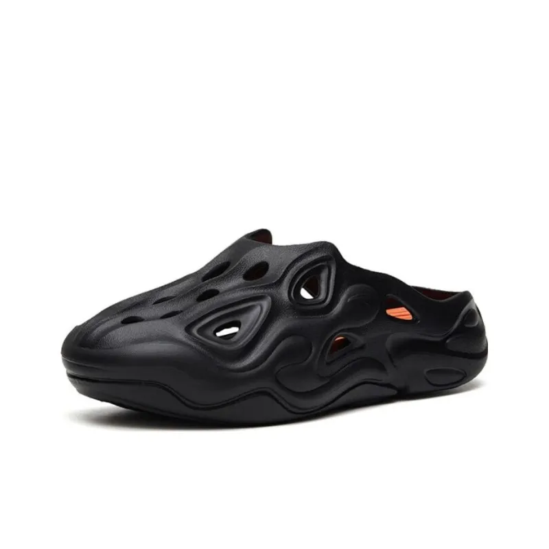 Anta Chaobai 1.0 Slip Resistant Abrasion Resistant Slide Slippers Men's Black-1
