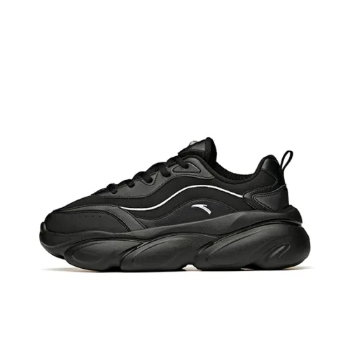 ANTA Claw Chunky Sneakers Women's Low-Top Black