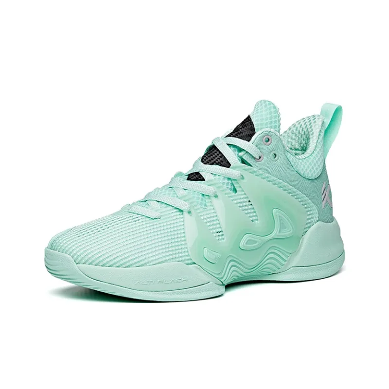 Anta Mountain 1 Anti-Slip Wear-Resistant Low-Top Basketball Shoes Porcelain Green-1