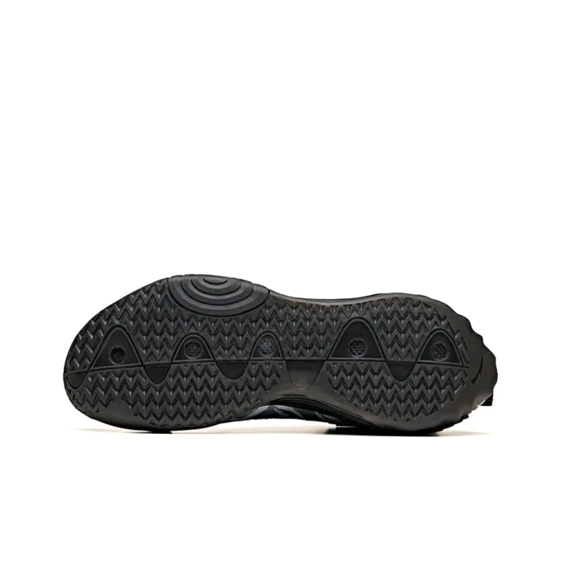 Anta Star Mountain Cushioning Anti Slip And Wear Resistant High Top Basketball Shoes Men's Black Gray-4