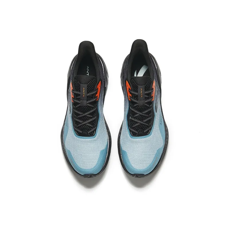 Anta DuCi4 Cushioned Slip Resistant Low Top Running Shoes Men's Blue-2