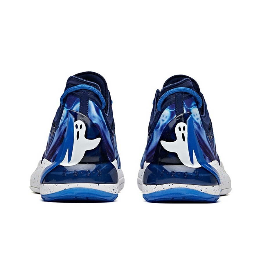 ANTA GH1 Basketball Shoes Men Low-Top Blue/White US M 10.5