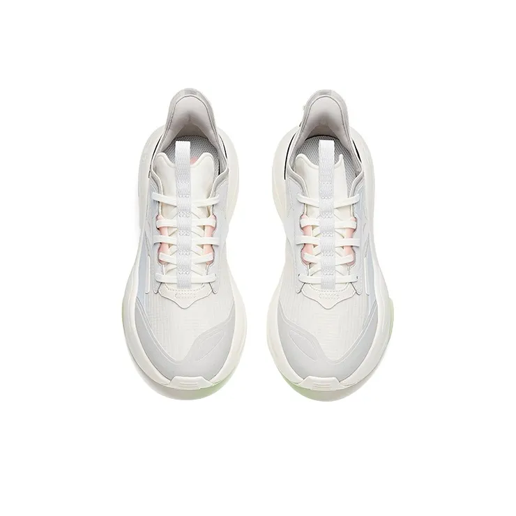 Anta C37 Series Life Collection Low-Top Skateboard Shoes Women's White Blue-2