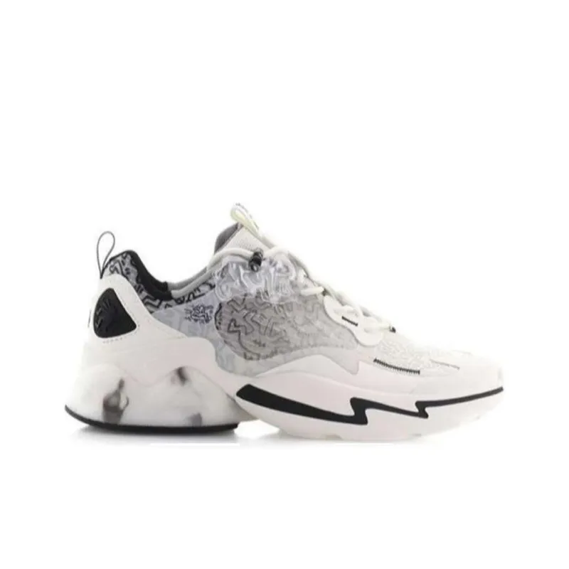 Keith Haring X ANTA Millennium 2.0 Chunky Sneakers Men Low Top White/Black-1