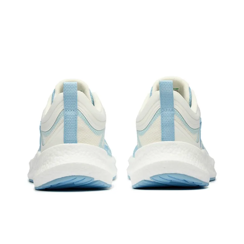 Anta Martian Foam Breathable Lightweight Low Top Running Shoes Men's White Blue-4