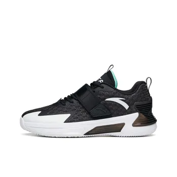 Anta Hengsao3 Abrasion Resistant Breathable Low Top Basketball Shoes Men's Black