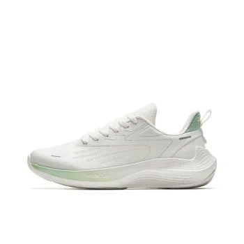 Anta New Stinger Slip Resistant Low Top Running Shoes Women's White Green