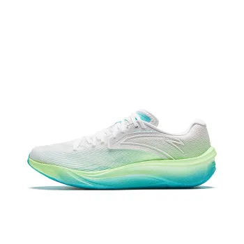 Anta Asphalt Road Fighter 2.0 Cushioning Anti Slip And Wear Resistant Low Top Running Shoes Men's White Green