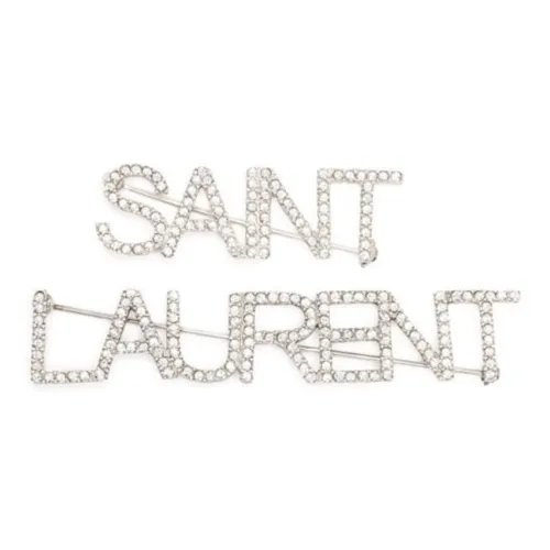 SAINT LAURENT Brooches Women's Silver