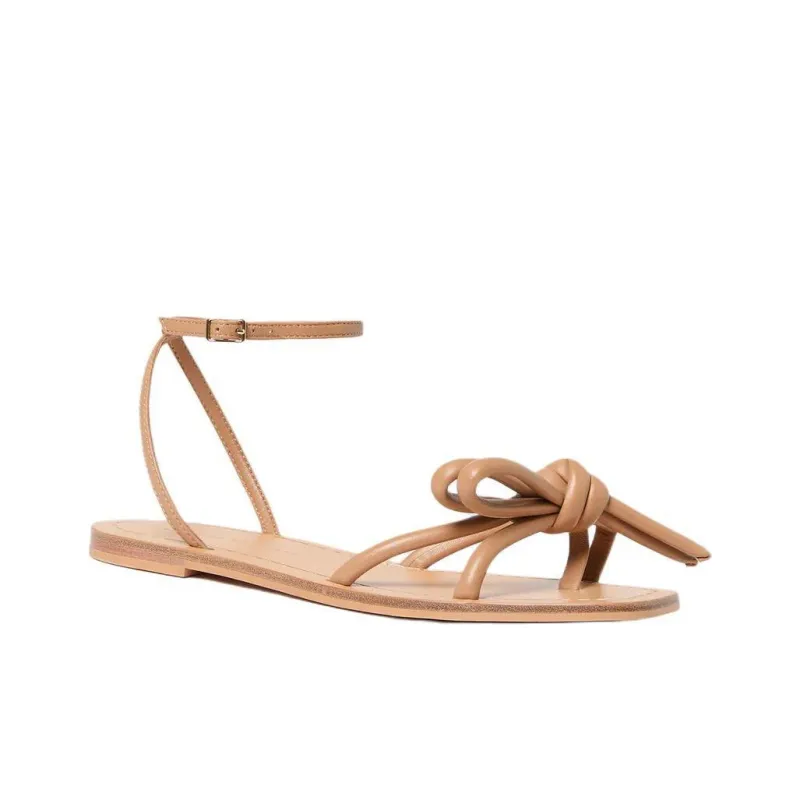 Loeffler Randall Henriette Dune Strap Sandals Women's Beige-2