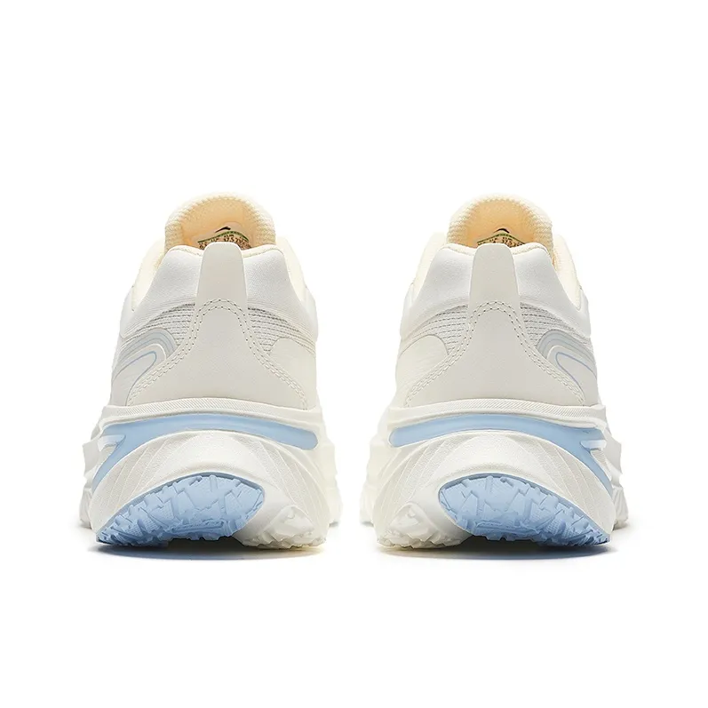 Anta Low Top Casual Running Shoes Women's White Yellow Blue-3