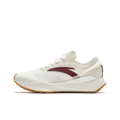 Anta Rock Candy Anti Slip Wear Resistant Low Top Casual Shoes Women's White