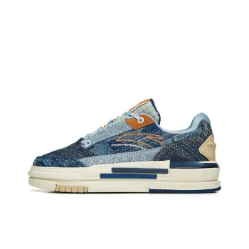 Anta Bump Low Top Skateboard Shoes Women's Blue