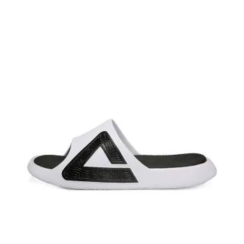 PEAK Abrasion Resistant Slip Resistant Slide Slippers Unisex White Black