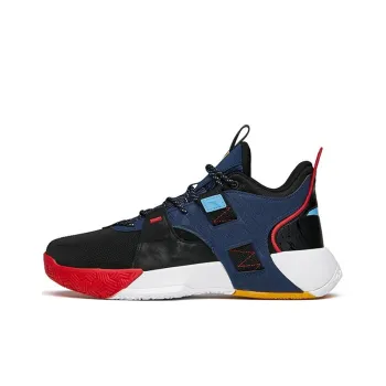 Anta Speedy 2 Generations Wear Resistant Low Top Basketball Shoes Men's Black Blue