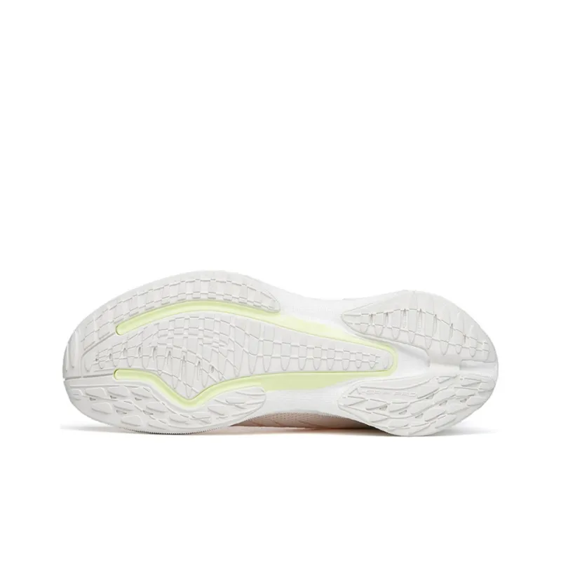 Anta MACH 2.0 Shock Absorbers Slip Resistant, Abrasion Resistant, Breathable Low Top Running Shoes Women's Ivory White-4