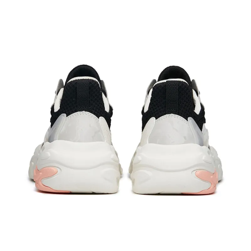 Anta Broken Cocoon 2.0 Cushioning Anti-Slip And Wear-Resistant Low-Top Sports Casual Shoes Women's White Black-3