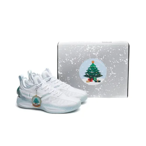 Anta GH3 Gordon Hayward Low Top Performance Basketball Shoes Men's White Blue POIZON Box Edition