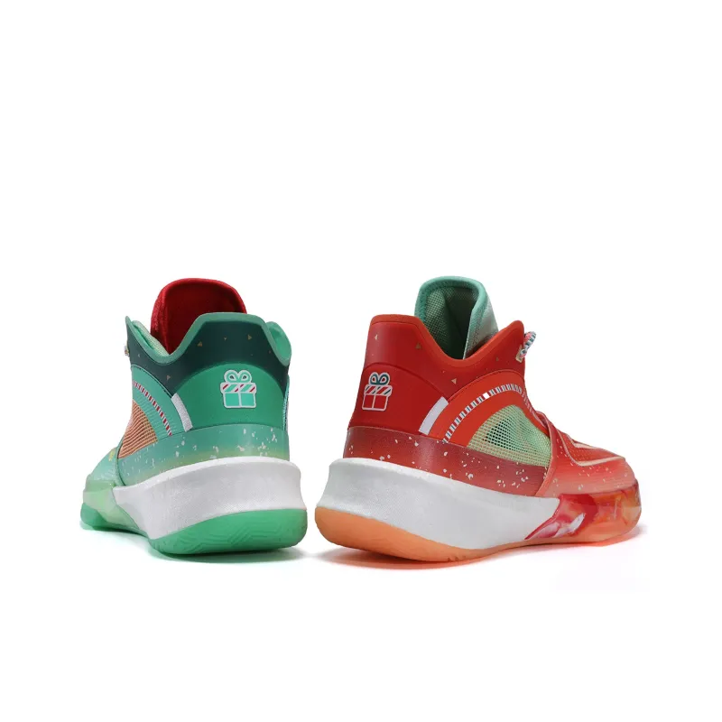 PEAK Surfing The Big Triangle 1.0 Basketball Shoes Men High Top Mixed Color-7