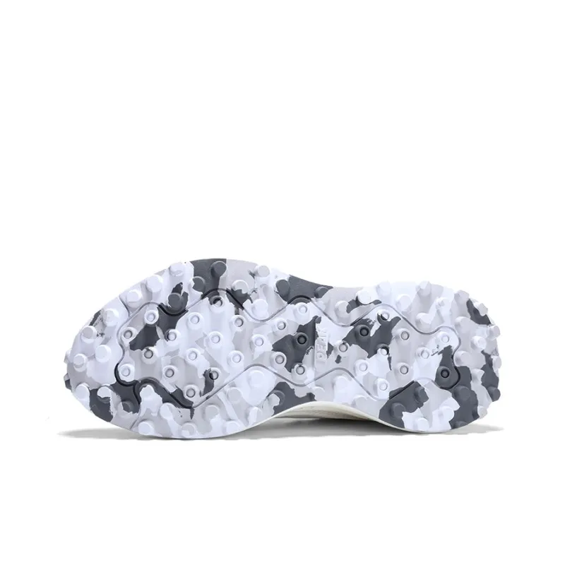 PEAK BOOM 70s Wear Resistant Slip Resistant Low Top Running Shoes Women's White Gray-5