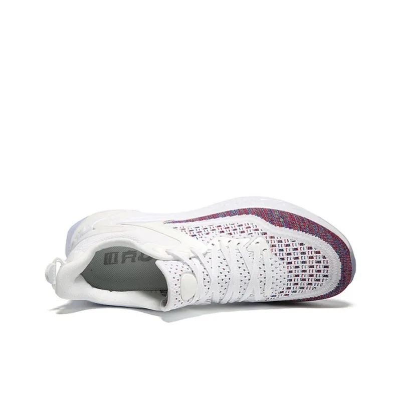 PEAK State Pole Low Top Running Shoes Men's White Red-3