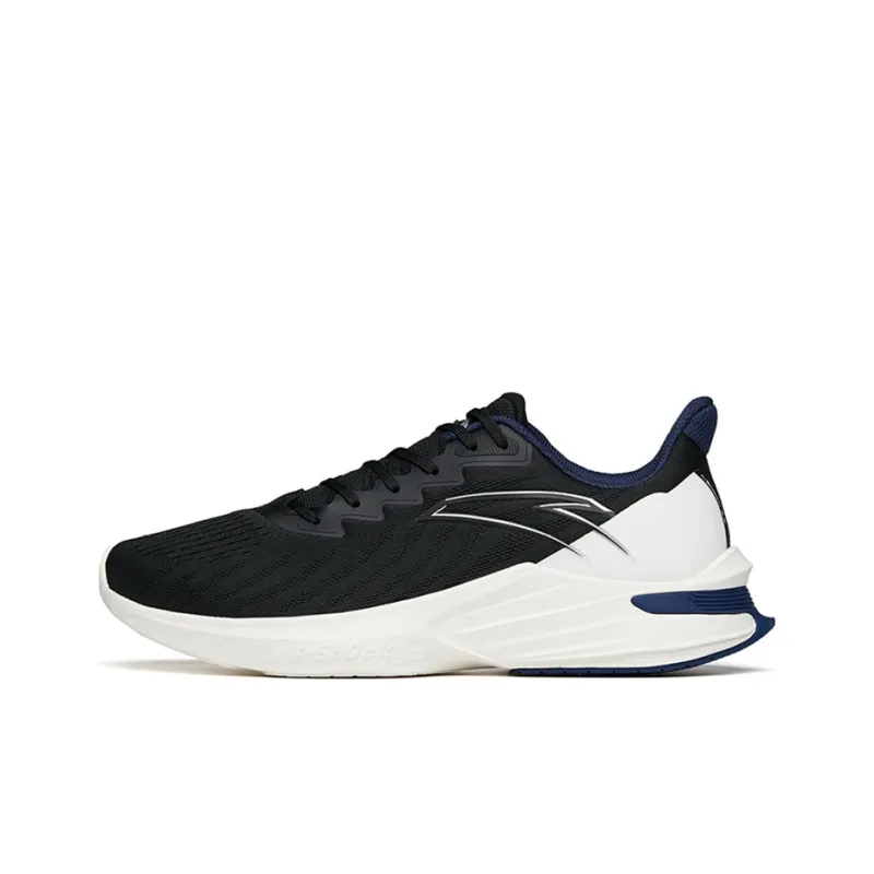 Anta DuCi1 Abrasion Resistant Breathable Low Top Running Shoes Men's Black-0