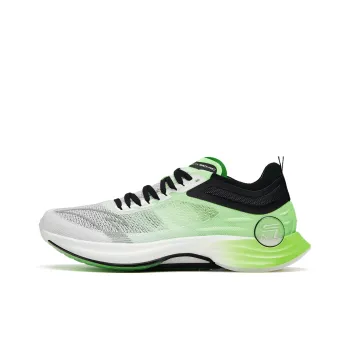 Anta Running Collection MaX Pro Cushioned Slip Resistant Low Top Running Shoes Men's White Green Black