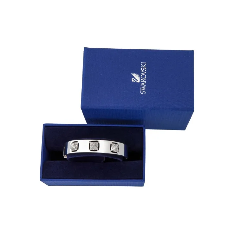 Swarovski Tactic Bangles Women's Silvery White-2
