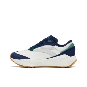 Anta Rock Candy Anti Slip And Wear Resistant Lightweight Low Top Sports Casual Shoes Women's White Blue Green