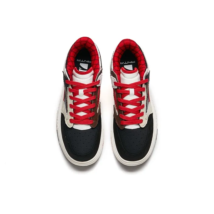 Anta Street Naughty Low Top Skateboard Shoes Men's Red-3