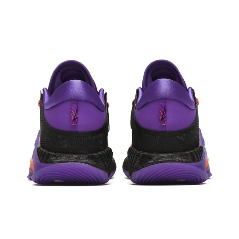 Anta Skyline 1 Extreme Night Color Scheme Cushioning Anti-Slip And Wear-Resistant Low-Top Basketball Shoes Fuchsia-3