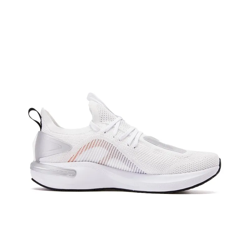 PEAK State Extreme 5.0 Anti Slip Wear Resistant Low Top Running Shoes Men's White Red-1