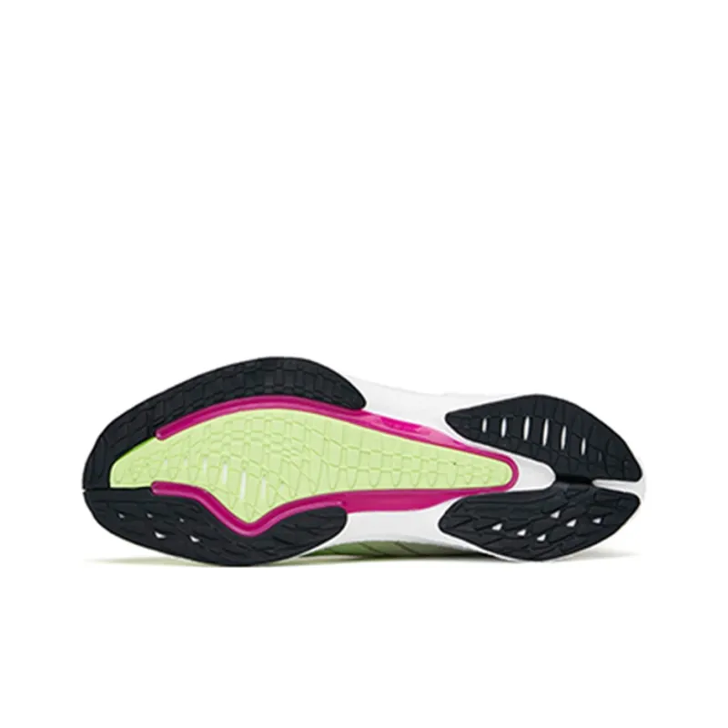Anta MACH 2.0 Cushioning Anti-Slip Wear-Resistant Breathability Low-Top Running Shoes Men's Green Black White-4