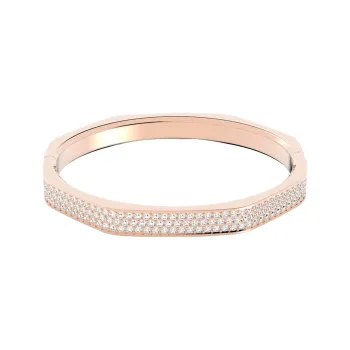 Swarovski Dextera Artificial Crystal Bangles Women's Rose Gold
