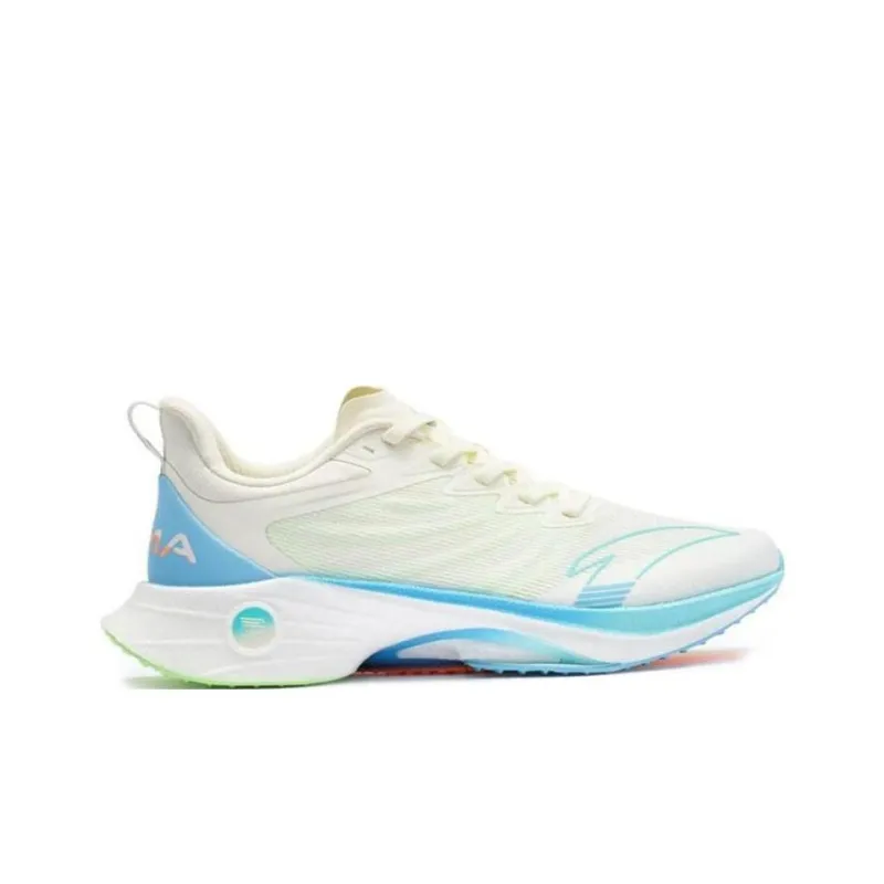 Anta MACH 3.0 Cushioned Wear-Resistant Lightweight Low-Top Running Shoes Women's Ivory White-1