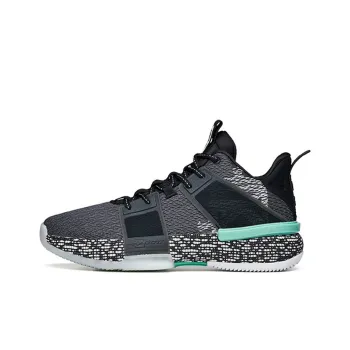 Anta Impact 1 KT Wear Resistant Slip Resistant Low Top Performance Basketball Shoes Men's Black Gray