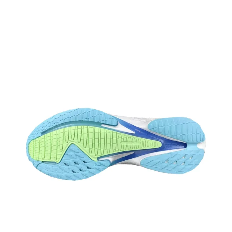 Anta MACH 3.0 Durable Breathable Low-Top Running Shoes Men's White Blue Teal-3